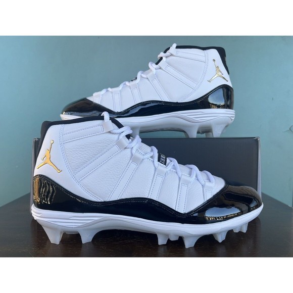 Nike Air Jordan 11 Mid TD "Gratitude" Football Cleats Men's Size 12.5 FV5374-107 - Picture 1 of 11